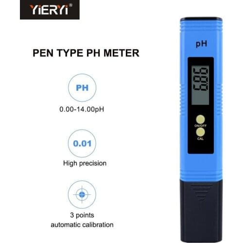 2019 Yieryi New ph-02 Sanwony New Protable LCD Digital PH Meter Pen Of Tester Aquarium Pool Water Wine Urine Arrive