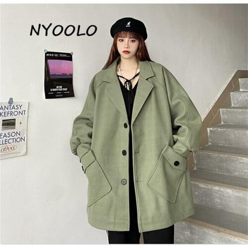 NYOOLO Women's Wool Coats
