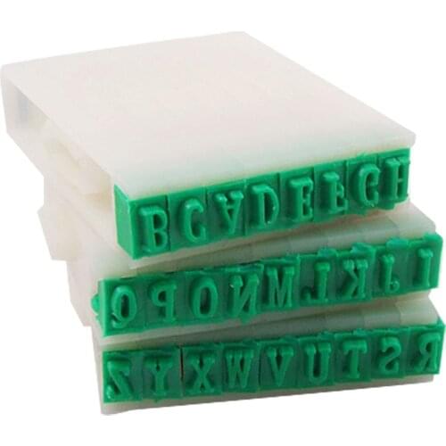 In Durable Detachable 26-Letters English Alphabet Plastic Stamp Set Hot Sealing Wax Clear Stamps Set Stamps Wax Seals Stamps