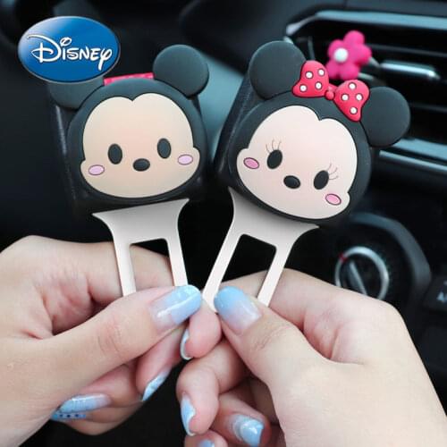 Disney Mickey Minnie Car Seat Belt Buckle Seat Belt Buckle Car Interior Buckle Can Be Fixed Safety Belt Buckle