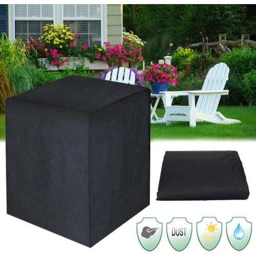 Yard Black Waterproof BBQ Grill Barbeque Cover Outside Anti Dust Protector For Gas Charcoal Electric Barbecue Bag