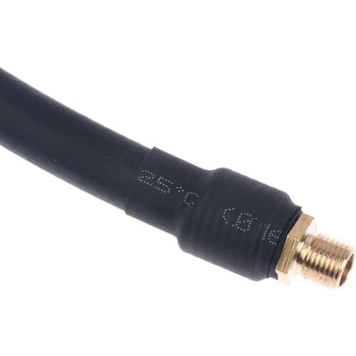 Rubber Hose Flexible Tire Valve Extension Tube Adapter for Tire Inflator Pump Material is all metal air chuck