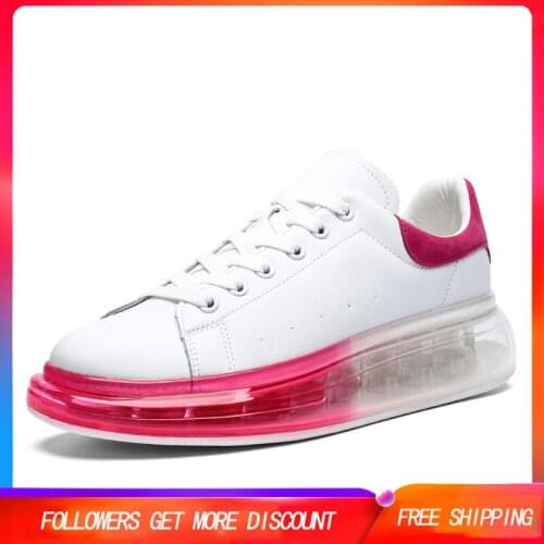 Men Shoes Fashion Breathable Microfiber Lace Up Casual Shoes Outdoor Travel Walking Fitness Shoes Women Footwear Large Size35-44