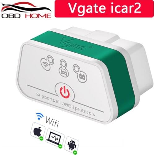 Vgate iCar2 ELM327 obd 2 scanner elm 327 V2.1 obd2 wifi auto diagnostic tool for PC/IOS code reader pk kw902