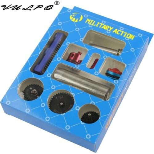 16:1 High Speed Gear Set/Piston/Piston Head/Cylinder/Cylinder Head/Spring Guide /Nozzle For M4 AK G36 MP5 Airsoft AEG