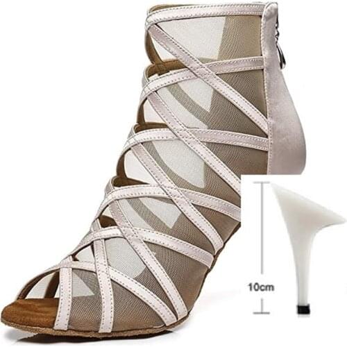 2021 Summer Style Salsa Bachata Dance Shoes Party Dancing Shoes For Women Latin Dance Shoes Womens Salsa Sapato Feminino Boots