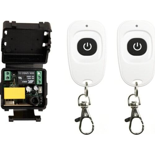 AC 220 V 1 channel RF mini Wireless Remote Control 1 * Receiver & 2 * Transmitter 315 mhz or 433 mhz