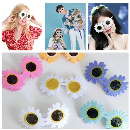 1Pcs Birthday Party Sunglasses Funny Little Daisy Glasses Tropical Fancy Dress Favors Fun Birthday Party Fancy Photo
