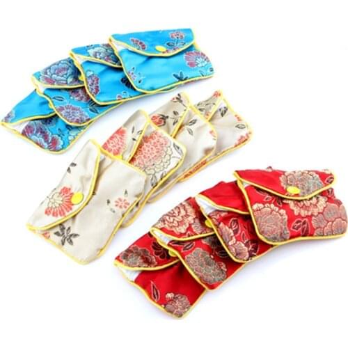 12 x Jewellery Jewelry Silk Purse Pouch Gift Bag Bags HOT