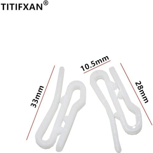 25PCS Car curtain sunshade rail hook plastic fastener for Toyota Coaster Bus clip