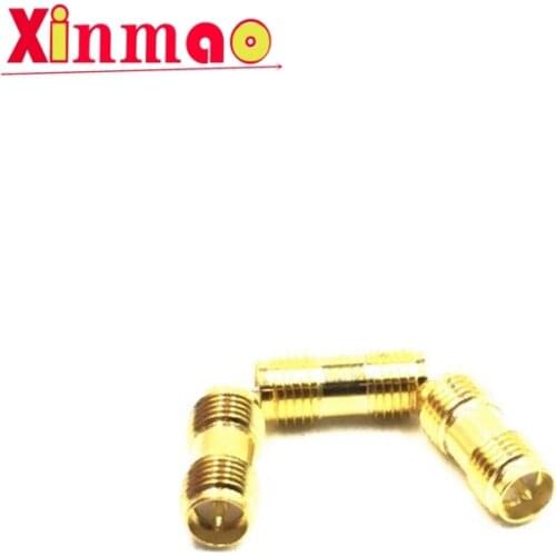 2pcs NEW RP SMA Female Jack to RP-SMA Female Jack RF Coax Adapter convertor Straight Goldplated wholesale