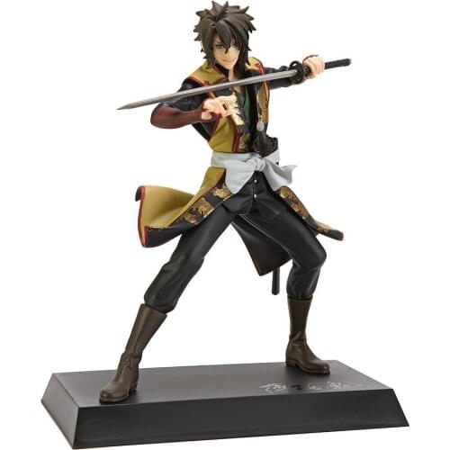 Anime Hakuoki shinsengumi Okita souji 21cm PVC Model Action Figure Figures Collectibles Statue Decoration Toys Gift Doll