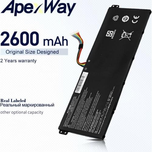 Apexway AC14B8K AC14B18J AC14B13J Laptop Battery for Acer Aspire E3-111 E3-112 E3-112M ES1-511 V3-111P CB3-531 TravelMate B115