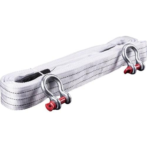 5M Heavy Duty 6 Ton Car Tow Cable Towing Pull Rope Strap Hooks Van Road Recovery for Audi Benz Buick Skoda Mazda Ford Toyota BMW