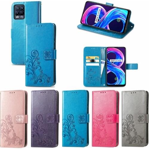 For Cover OPPO Realme 8 Pro Case Shockproof Flip Bumper Book TPU Leather Bag Case For Realme 8 Pro Cover For Realme 8 Pro Fundas