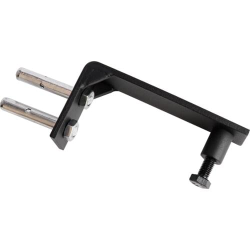 Black Steel Ceiling Mounted L Bracket for Flat Track 4packs 5packs 6packs