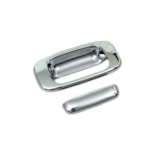 Chrome Tail Gate Door Handle Cover New for Chevy Silverado