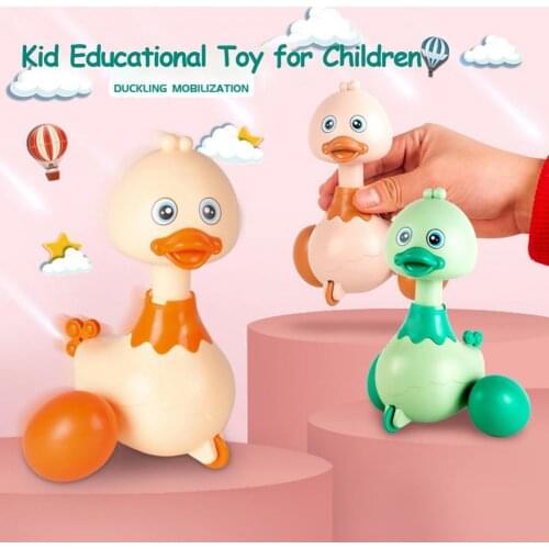 Toy Car Cartoon Classic Shape Swinging Pull Back Duck Sliding Cars Kid Funny Educational Toy for Children Display Mold