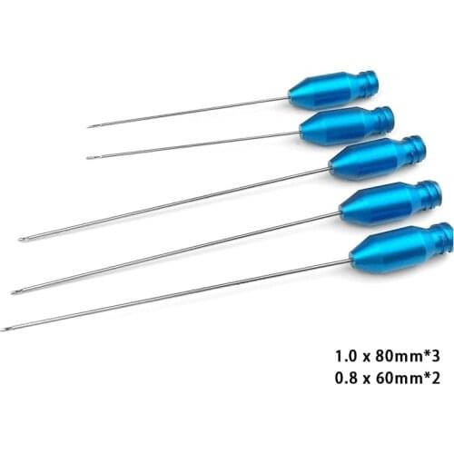 Single Hole Inject Cannula Liposuction Cannulas Micro Cannula Facial Care Tool