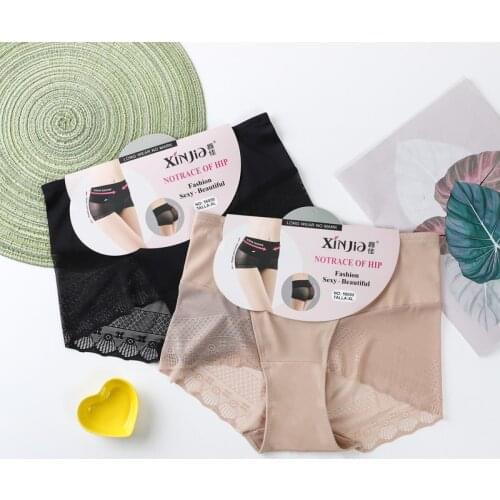 Summer Waist trainer body shaper tummy control pants Mid Shapewear Women shapers lace underwear fajas colombianas slimming pants