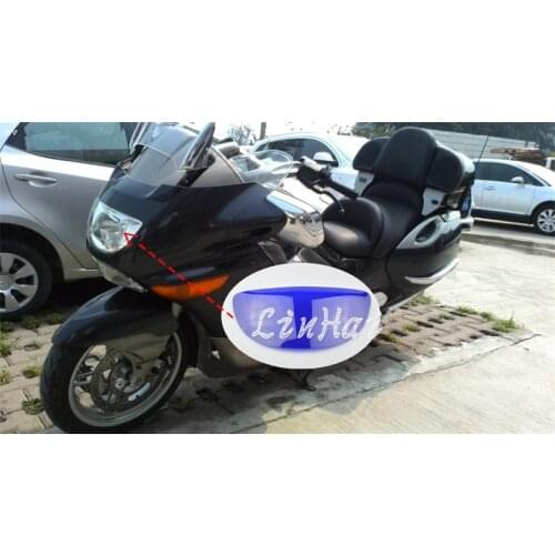 Motorcycle ABS Black / Clear/ Blue / Smoke Color Headlight Lens Cover Shield Fit For BMW K1200LT