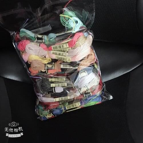 Oneroom DMC3740-3787 Multcolor 10Pcs/lot 8m Length Thread Cross Stitch Cotton Sewing Skeins Embroidery Thread Floss Kits