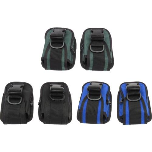 Pair Durable Nylon Weight Pockets Diving Weights Holder Bag Tech Dive Pouch