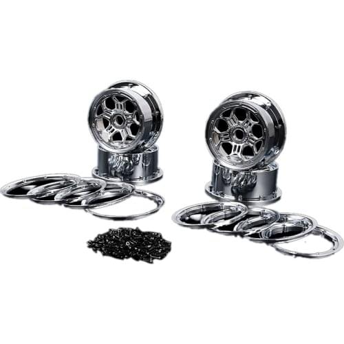 Front and Rear New Wheel Hub with Ring Screws Set for 1/5 HPI ROFUN ROVAN KM BAJA 5B SS RC CAR Toys PARTS