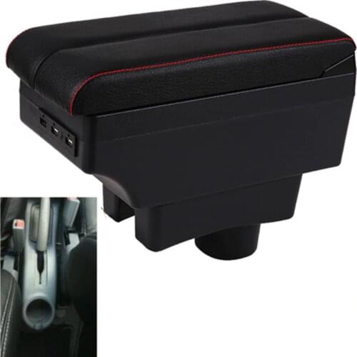 For Hyundai Accent Tegas 2 armrest box central Store content Storage box with USB interface products 2002-2011
