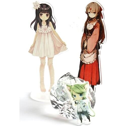 VOGRACE Transparent Stand Cute Acrylic 2020 Hot Design Cartoon Anime Standee Best Friend