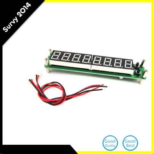 RF Signal Frequency Counter 0.1-60MHz 20MHz ~ 2.4GHz Cymometer Tester Blue 8 Green diy electronics