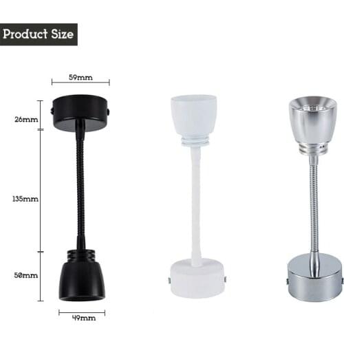 2018 Time-limited Led Lights For Clothing 3w Led Cob Ceiling Epistar Lamp, Adjustable Twisted Flexible Spot Light Down Track