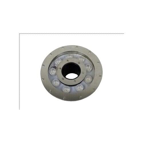 IP68 316 stainless steel rgb led fountain light 15w AC12v 9x3w Epistar 3-in-1 rgb led underwater lamp 60pcs/lot DHL freeshipping