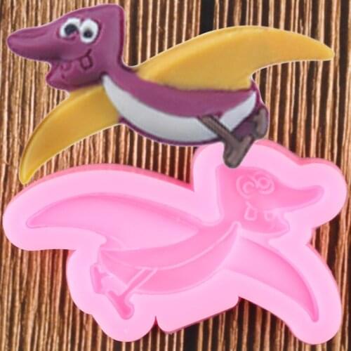 3D Dinosaur Silicone Molds Animals Fondant Mould Cake Decorating Tools Candy Clay Chocolate Gumpaste Moulds
