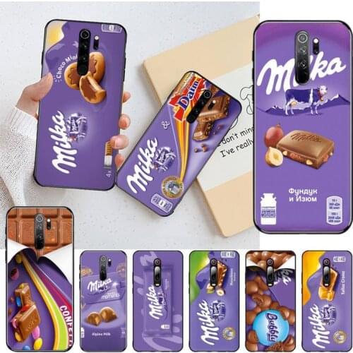 Chocolate Milka Box Phone Cases for Redmi 9A 8A 7 6 6A Note 9 8 8T Pro Max Redmi 9 K20 K30 Pro