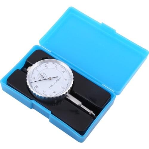 Dial Indicator Gage 0-10MM Outer Measuring 0.01mm Accurate Clock Dial Tester