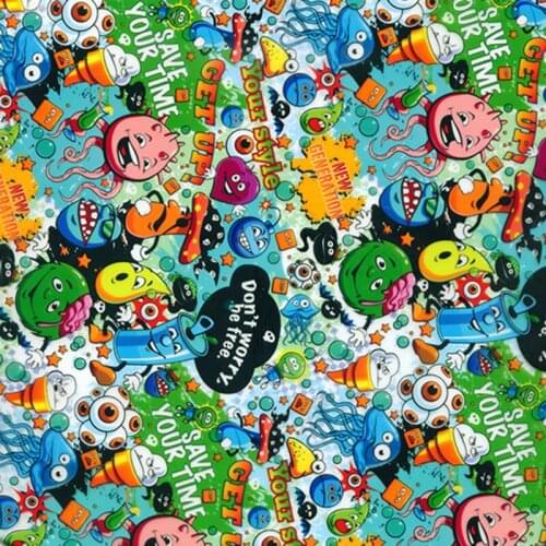 CSCY736 0.5mX20m hydrographic film cartoon pattern water transfer printing film