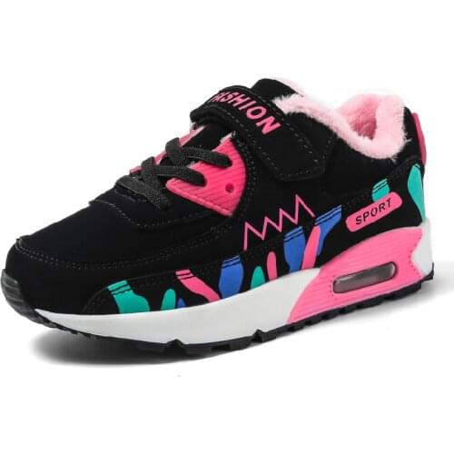 Childrens Sneakers Girls Basketball Sports Shoes For Girls Winter Snow Sneakers Breathable Running Kids Shoes Chaussure Enfant