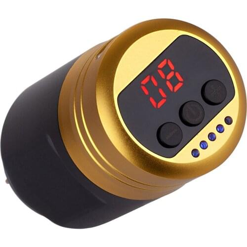 DKLAB High Quality Mini Wireless Power Supply Tattoo Machine Mobile Charging Power Supply LCD Display Tattoo Equipment