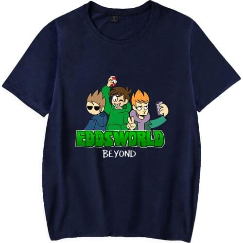 Eddsworld Print Spring Summer Holiday Street Graffiti Style Men/Women Casual T-shirt Novelty Kawaii Streetwear style