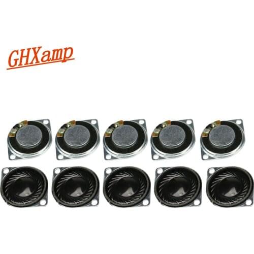 Ghxamp 10pcs 1 inch Mini Speaker Full Range Speakers 28mm 8ohm 2W Full Frequency Loudspeaker With Mounting Holes