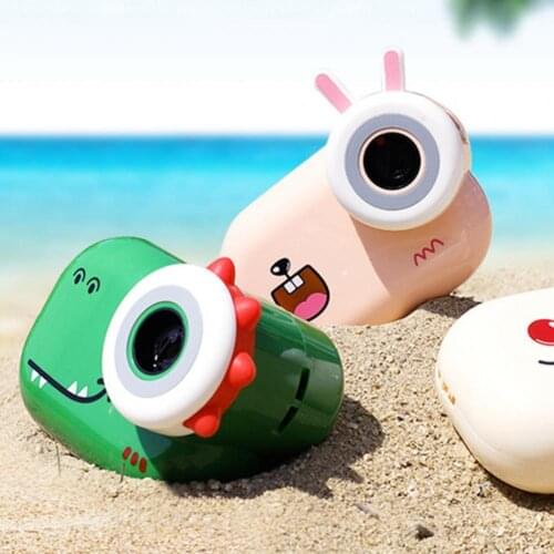 Camera Bubble Toy Dinosaur Shape Dynamic Music ABS Animal Style Cute Bubble Camera Machine for Kids