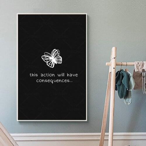 Life Is Strange Actions and Consequences Canvas Painting Cuadros Wall Art Picture for Living Room Decoration