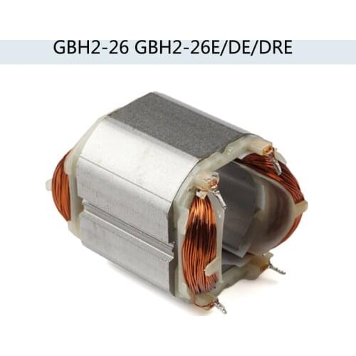 Electric hammer drill stator coil for Bosch GBH2-26 GBH2-26E/DE/DRE, Power Tool Accessories