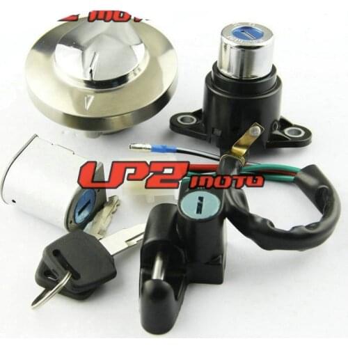Ignition Switch Gas Cap Helmet Seat Lock Key Set Fit For Honda Rebel CMX250 (1985-2015) / CA125 (1995-1999)