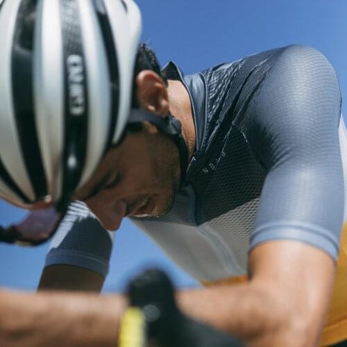 Team endless 2021 Best Sell MTB Summer Riding Clothing Top Men Short Sleeve Cycling Jersey All Mesh Jacquard Fabric Riding Shirt