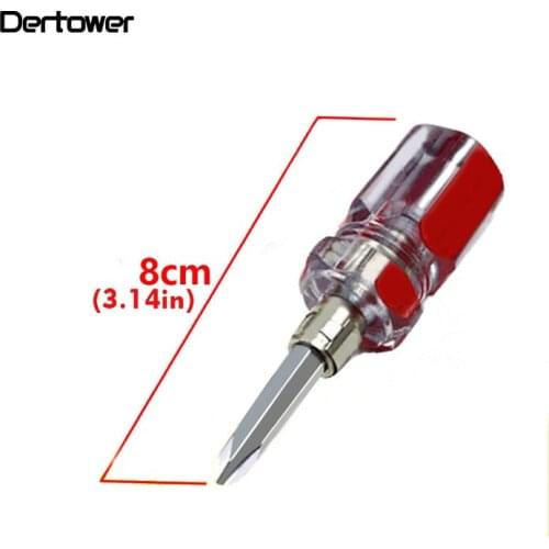 1Pc Multitool Phillips Flat Tip Torx Mini Screwdriver Cross Shaped Slotted Flat Double Head Split Screwdriver DIY Repair Tools