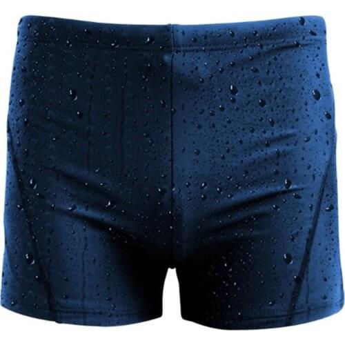 Men Sharkskin Swimwear Sexy Swimming Trunks Quick-drying Swim Boxer Shorts Beach Swimsuit