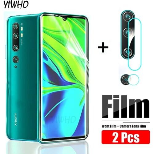 Full Cover Soft Protective Film For Xiaomi Mi 10 Pro Screen Protector For Xiaomi Note 10 Pro Camera Len Film Xiami Mi10 Note10