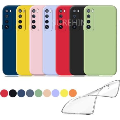 Soft case for Huawei NOVA 7 Pro cover black pink green purple transparent silicone cover for Huawei nova 7 case
